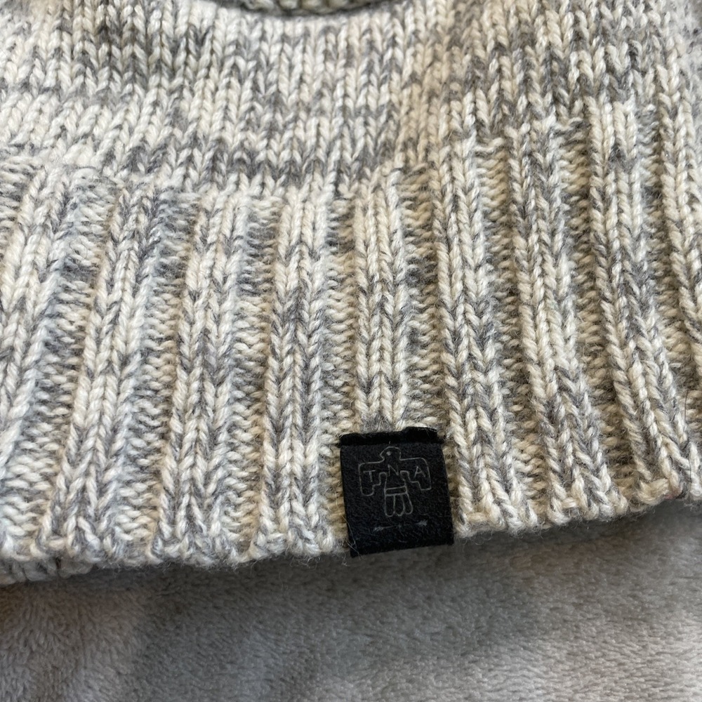 Women's TNA Aritzia Sea To Sky Lambs Wool Sweater Full Zip Cowichan Small - Picture 7 of 11